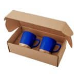 11 Oz. Ceramic Mugs w/Removable Bamboo Coaster Gift Set - 8