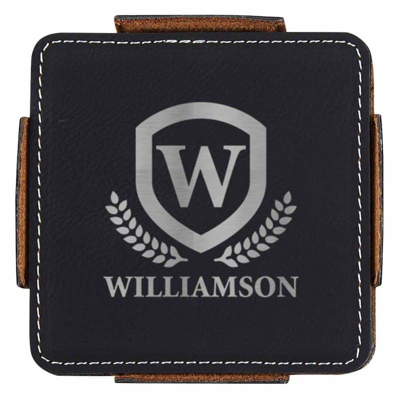 4-piece Coaster Set With Holder - 6