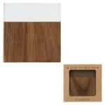 Acacia Wood and Resin Coaster - 1