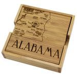 Alabama Puzzle Coaster Set - 2