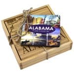 Alabama Puzzle Coaster Set - 3
