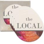 CoasterStone Round Absorbent Stone Coaster - 4 Pack (4 1/4")