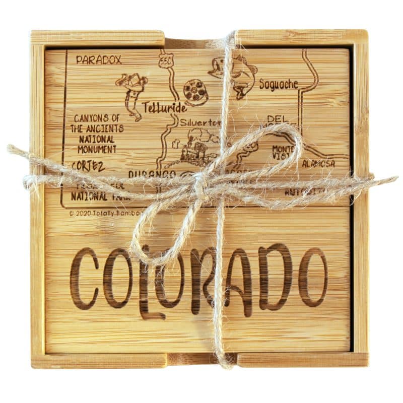 Colorado Puzzle Coaster Set - 2