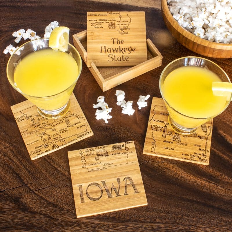 Iowa Puzzle Coaster Set - 1