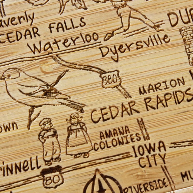 Iowa Puzzle Coaster Set - 3