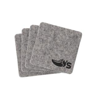 Linden Felt Coasters (Set of 4)