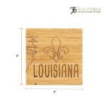 Louisiana Puzzle Coaster Set - 5