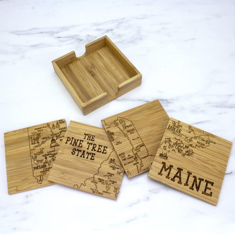 Maine Puzzle Coaster Set - 2