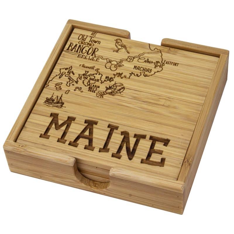 Maine Puzzle Coaster Set - 3