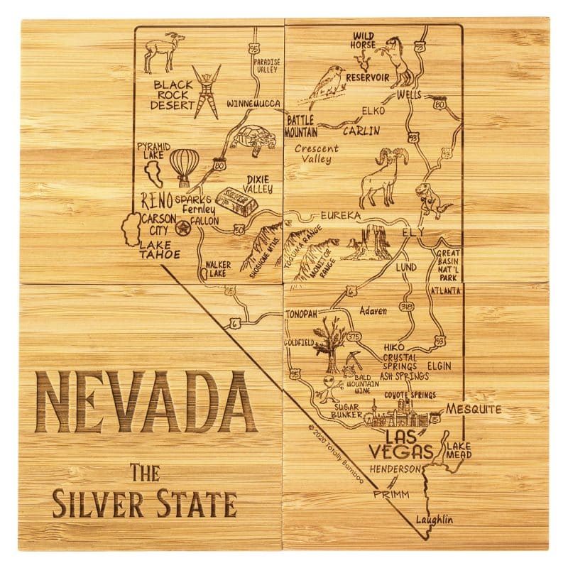 Nevada Puzzle Coaster Set - 2