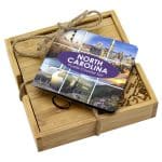 North Carolina Puzzle Coaster Set - 4