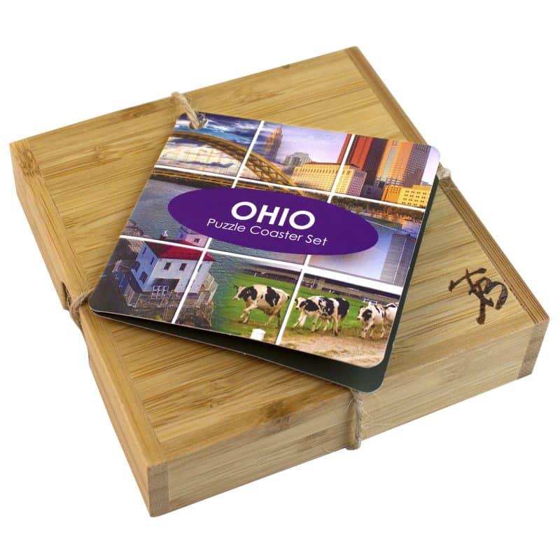 Ohio Puzzle Coaster Set - 5