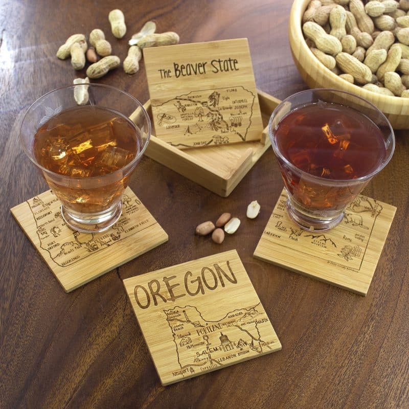 Oregon Puzzle Coaster Set - 1