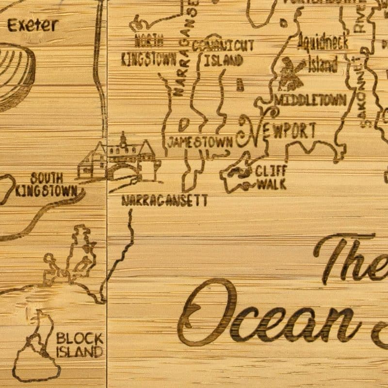 Rhode Island Puzzle Coaster Set - 4