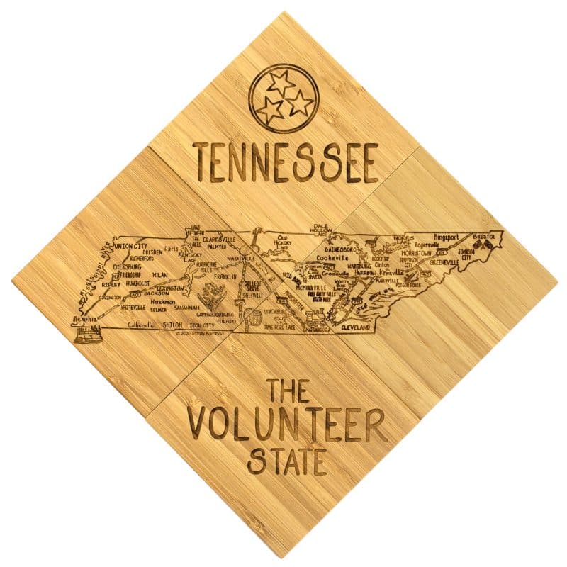 Tennessee Puzzle Coaster Set - 1