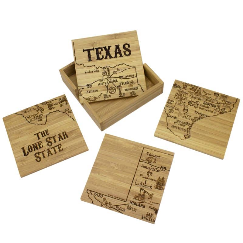 Texas Puzzle Coaster Set - 1