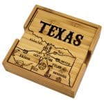 Texas Puzzle Coaster Set - 2