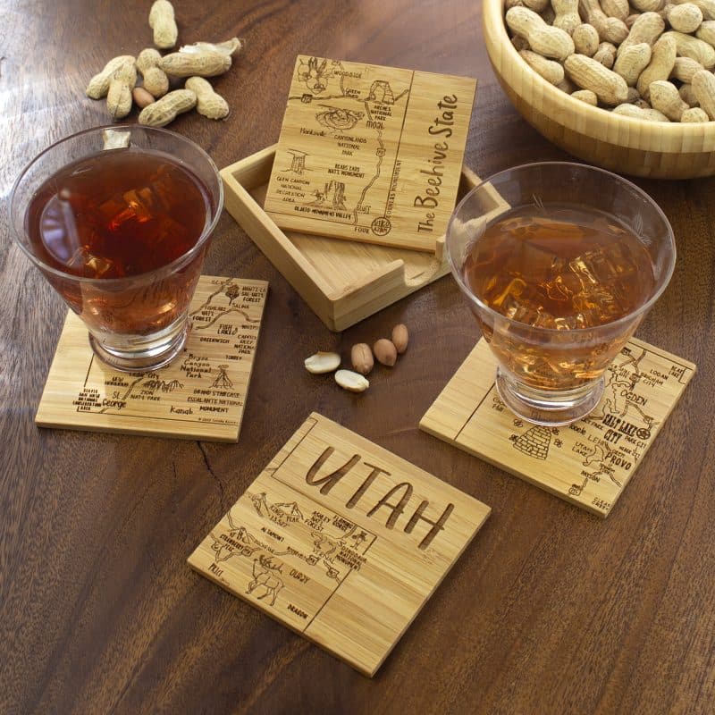 Utah Puzzle Coaster Set - 1