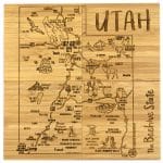 Utah Puzzle Coaster Set - 2