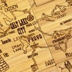 Utah Puzzle Coaster Set - 4
