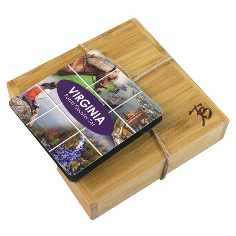 Virginia Puzzle Coaster Set - 3