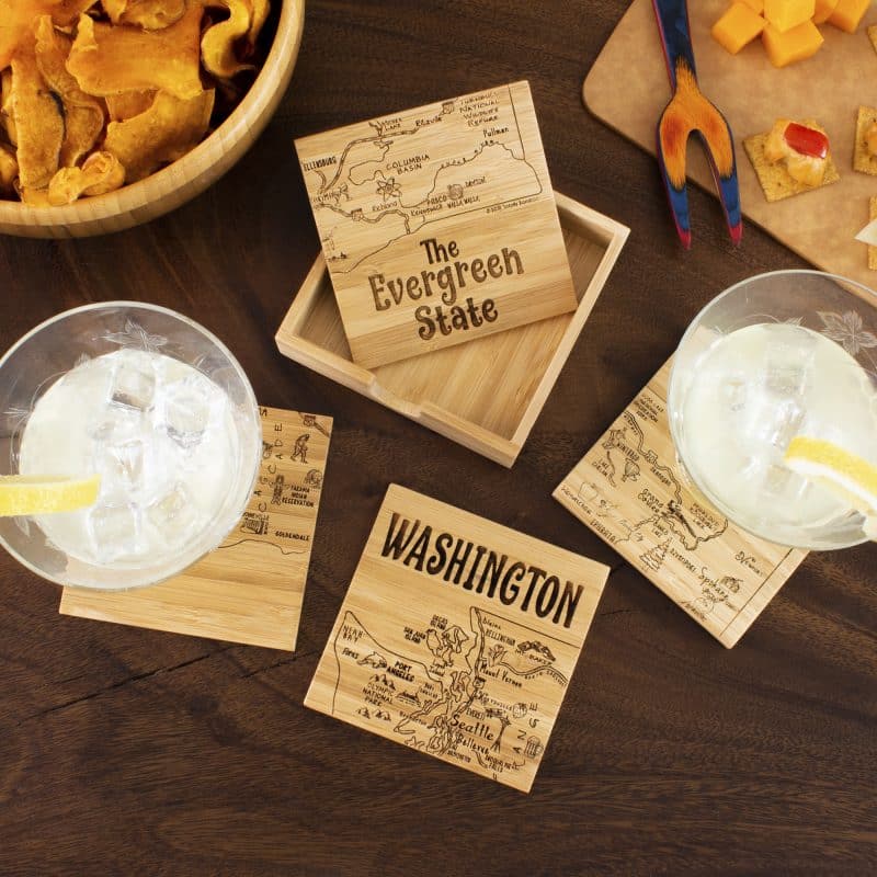 Washington Puzzle Coaster Set - 1
