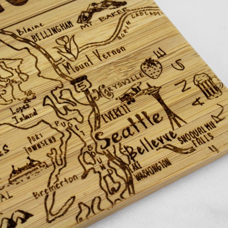 Washington Puzzle Coaster Set - 4
