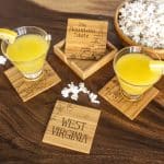 West Virginia Puzzle Coaster Set - 2