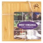 West Virginia Puzzle Coaster Set - 4