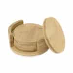 Bamboo Coaster Set - Bamboo - 1