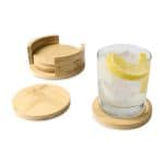 Bamboo Coaster Set - Bamboo - 3