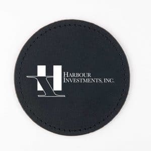 Classic Round Leather Coasters