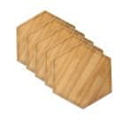 3.5" Coaster Wooden (EUGENE) - 6