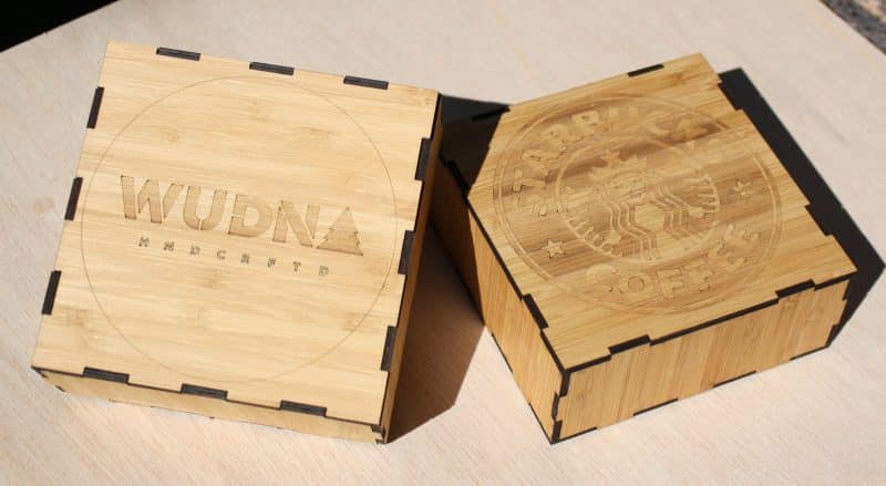 4" Wooden Coaster Box - 1