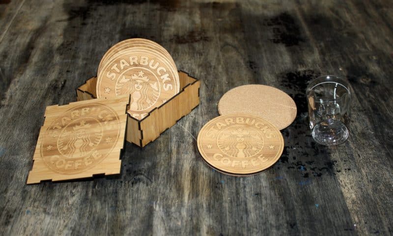 4" Wooden Coaster Box - 2