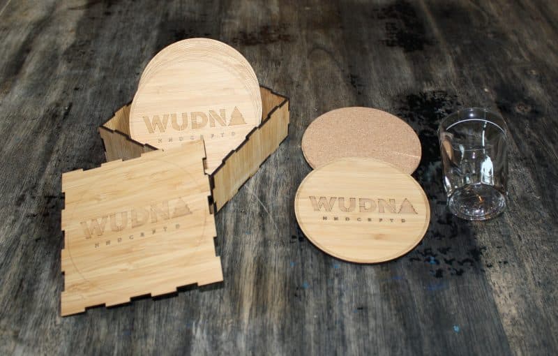 4" Wooden Coaster Box - 3