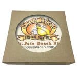 Absorbent Stone Coaster | Round | 4" dia. | Set of 1 | Natural Kraft Box