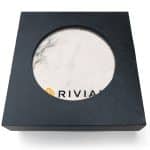 Absorbent Stone Coasters w/Upscale Digital Bkgnds | Round | 4" dia. | Set of 1 | Black Box - 1