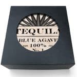 Absorbent Stone Coasters w/Upscale Digital Bkgnds | Round | 4" dia. | Set of 4 | Black Box - 4