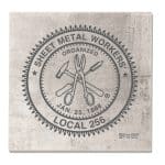 Absorbent Stone Coasters w/Upscale Digital Bkgnds | Square | 4" x 4" - 3
