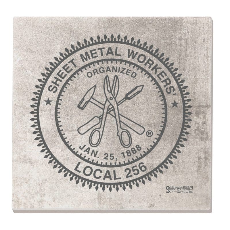 Absorbent Stone Coasters w/Upscale Digital Bkgnds | Square | 4" x 4" - 3