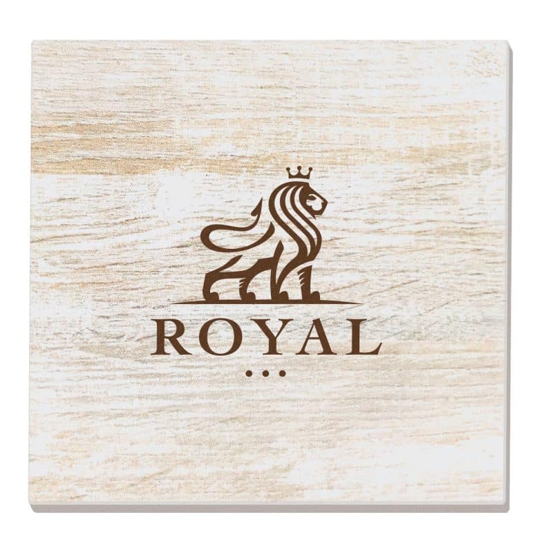 Absorbent Stone Coasters w/Upscale Digital Bkgnds | Square | 4" x 4" - 7