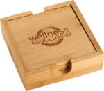 Bamboo Coaster Set - 5