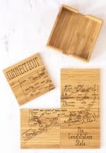 Connecticut Puzzle Coaster Set - 4