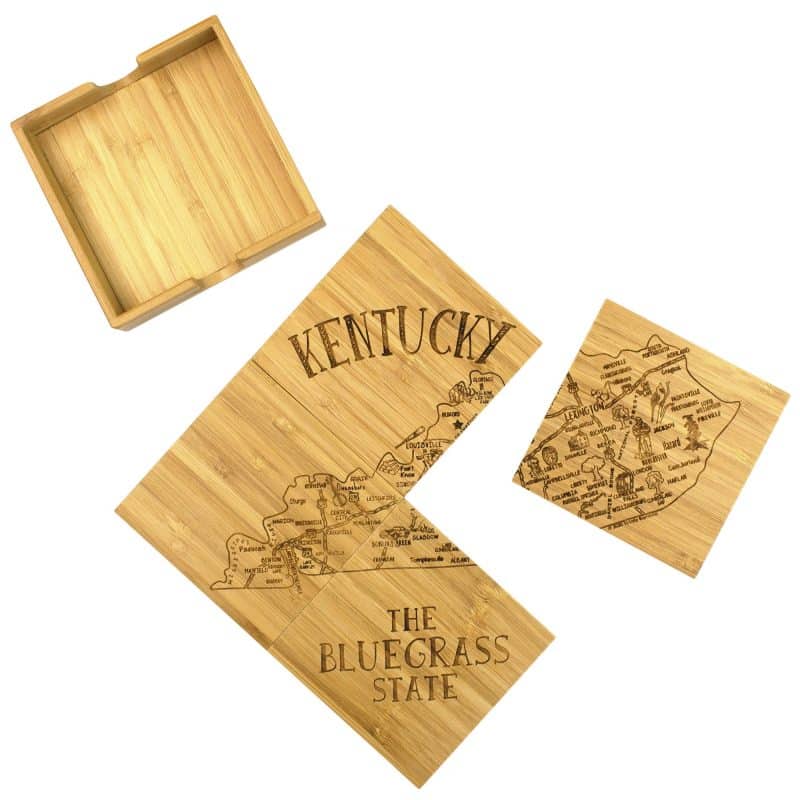 Kentucky Puzzle Coaster Set - 6