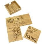 Maine Puzzle Coaster Set - 5