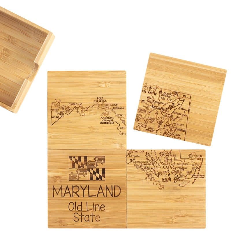 Maryland Puzzle Coaster Set - 5