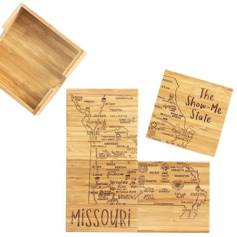 Missouri Puzzle Coaster Set - 5