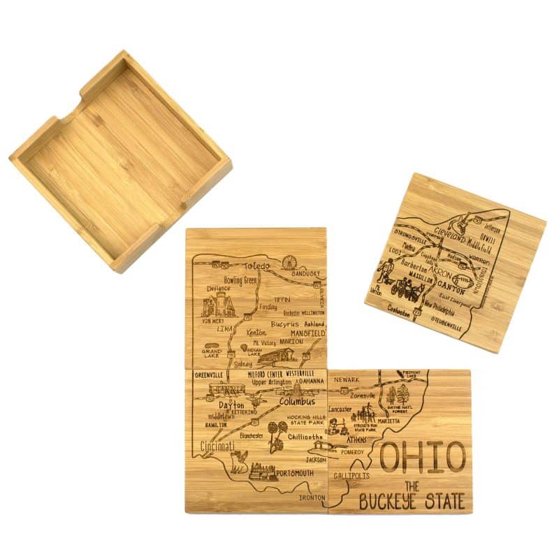 Ohio Puzzle Coaster Set - 6