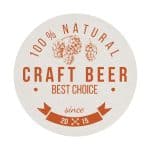 Round Coaster - Foil Print